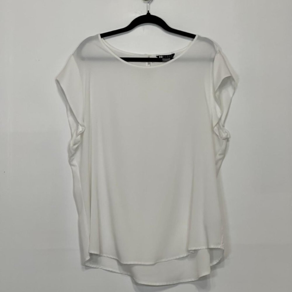 Nygard Black Label White Blouse